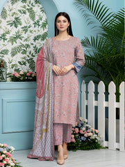 3 Piece -Summer Digital Printed Suit 372
