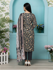 3 Piece -Summer Digital Printed Suit 374