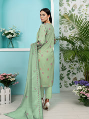 3 Piece -Summer Digital Printed Suit 375