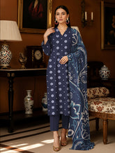 3 Piece -Summer Digital Printed Suit 379