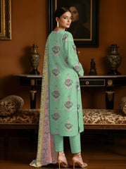 3 Piece -Summer Digital Printed Suit 383