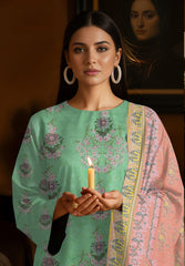 3 Piece -Summer Digital Printed Suit 383