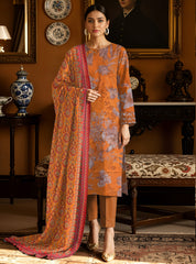 3 Piece -Summer Digital Printed Suit 384