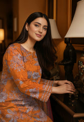 3 Piece -Summer Digital Printed Suit 384