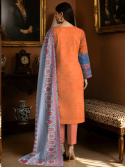 3 Piece -Summer Digital Printed Suit 386