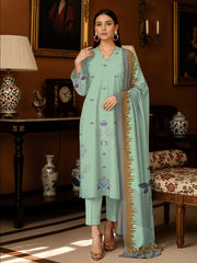3 Piece -Summer Digital Printed Suit 385