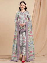 3 Piece -Summer Digital Printed Suit 389