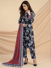 3 Piece -Summer Digital Printed Suit 394