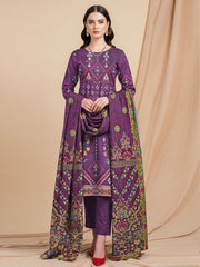 3 Piece -Summer Digital Printed Suit 397