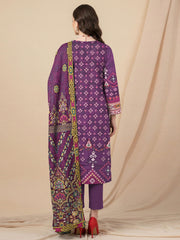 3 Piece -Summer Digital Printed Suit 397