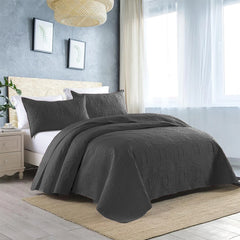 Ultrasonic Quilted Bed Spread 3 Pcs DS# 124