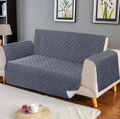 Elegant Ultrasonic Quilted Sofa Cover – Anti Slip DS #117