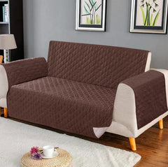 Elegant Ultrasonic Quilted Sofa Cover – Anti Slip DS #113