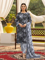 3 Piece - Digital Printed Suit 341
