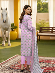 3 Piece - Digital Printed Suit 343