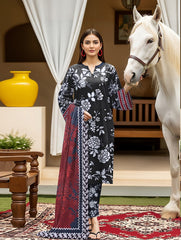 3 Piece - Digital Printed Suit 345
