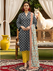 3 Piece - Digital Printed Suit 348