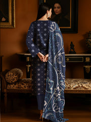 3 Piece -Summer Digital Printed Suit 379