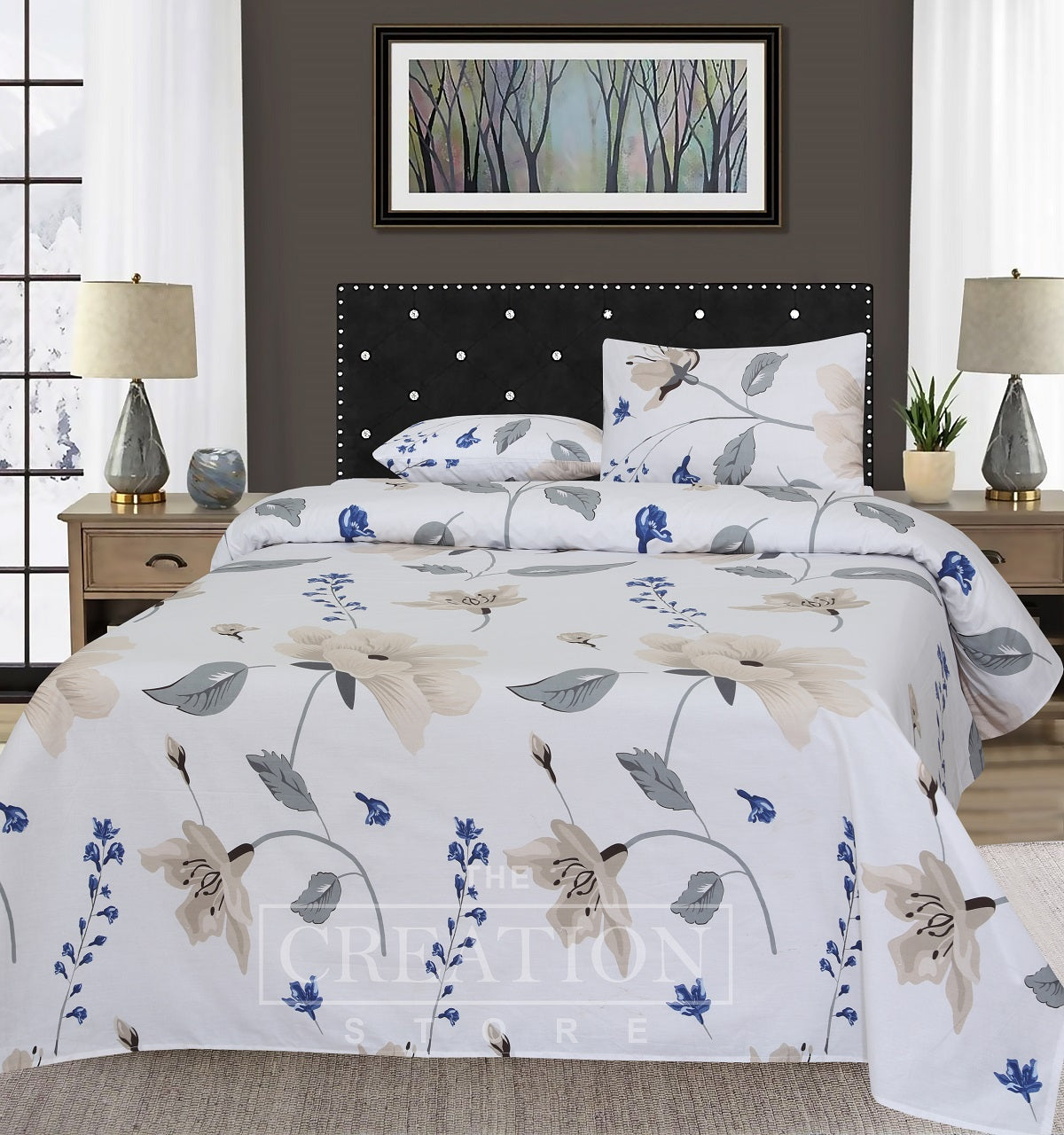 Double Bed Sheet Design # 128