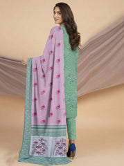 3 Piece -Summer Digital Printed Suit 393