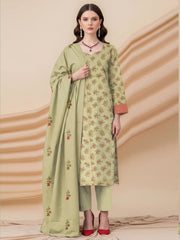 3 Piece -Summer Digital Printed Suit 396