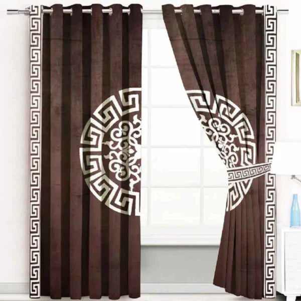 Luxury Splendid Velvet Curtain (2 Pieces) DS #112