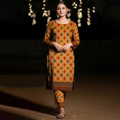 2 Piece Unstitched  Cotton Digital Print Ds # 114