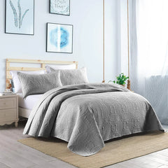 Ultrasonic Quilted Bed Spread 3 Pcs DS# 123