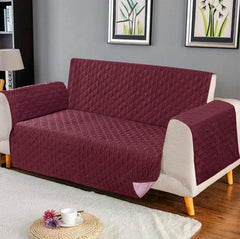 Elegant Ultrasonic Quilted Sofa Cover – Anti Slip DS #111