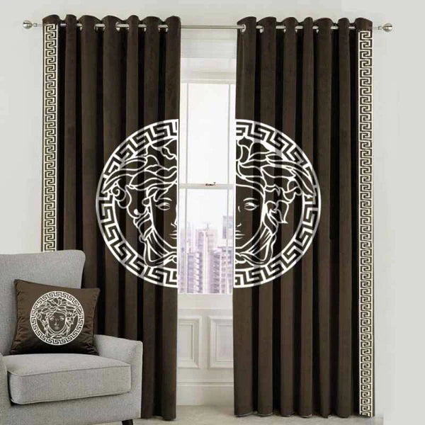 Luxury Versace Splendid Velvet Curtain (2 Pieces) DS #118