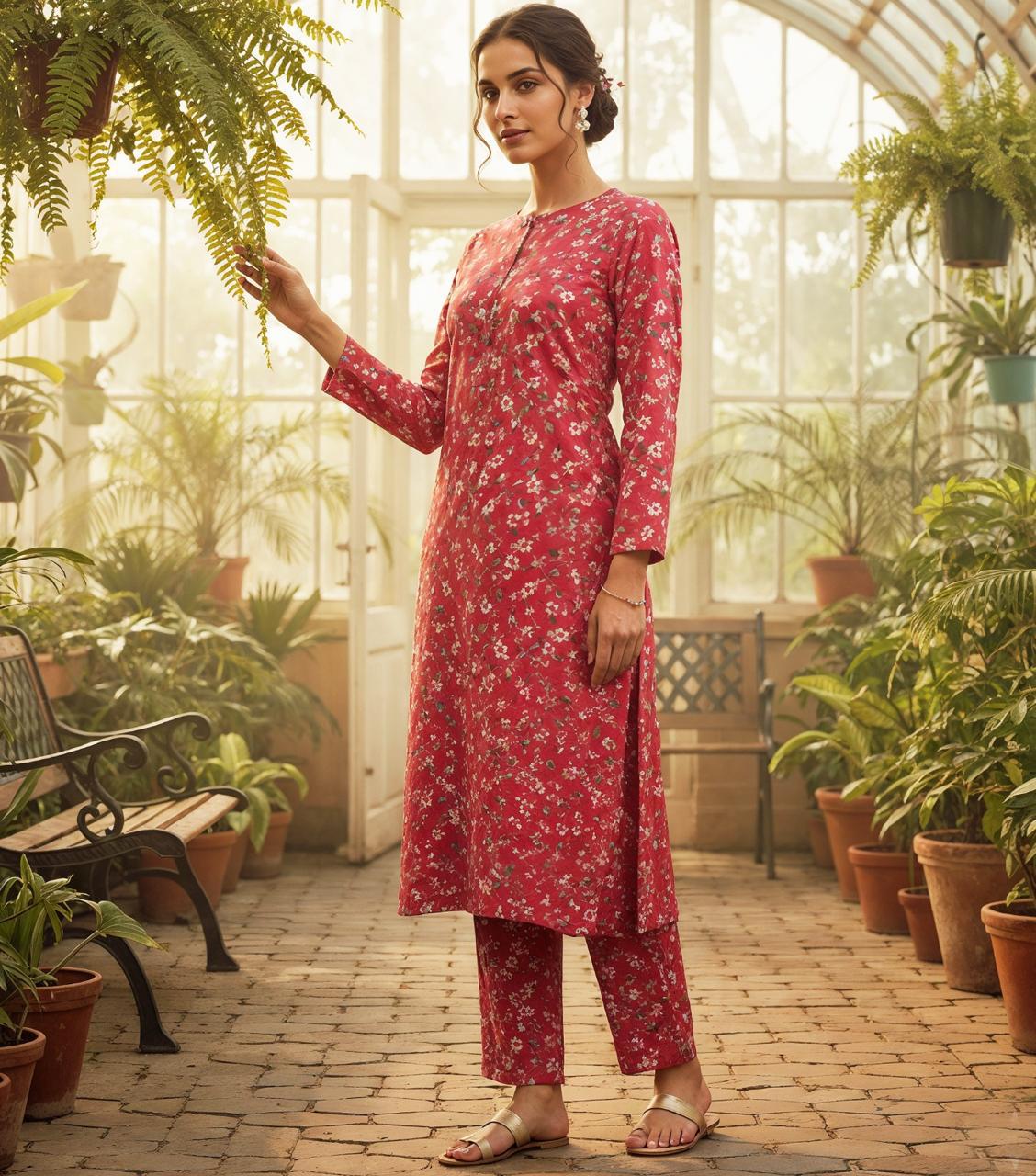 2 Piece Unstitched Cotton Digital Print Ds # 182