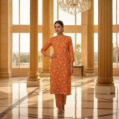 2 Piece Unstitched Cotton Digital Print Ds # 183