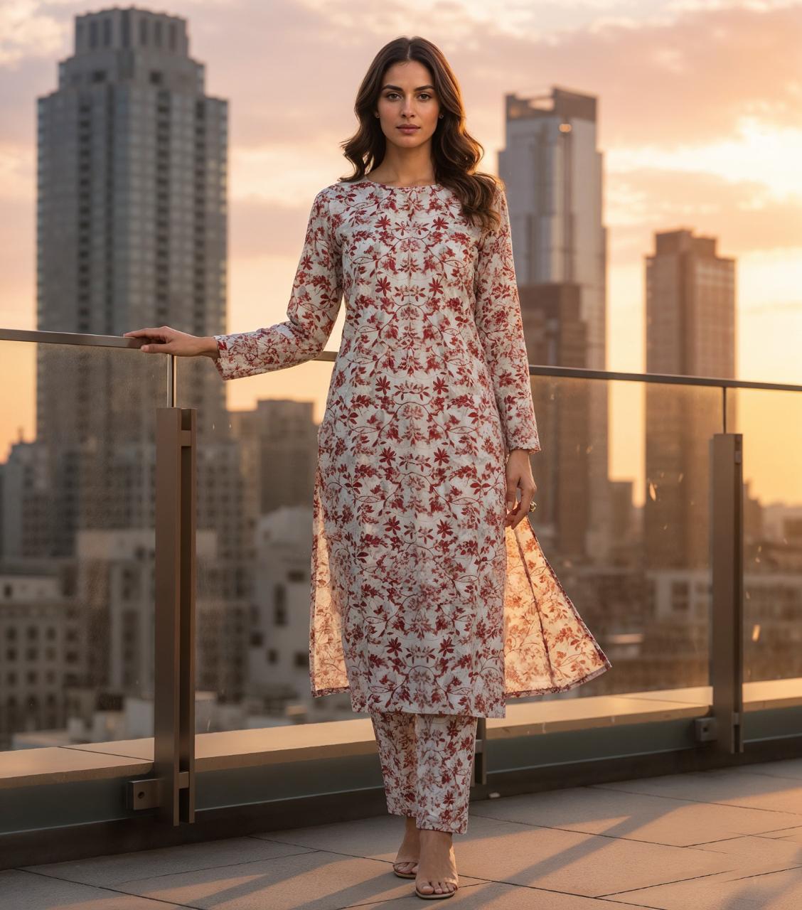 2 Piece Unstitched Cotton Digital Print Ds # 179