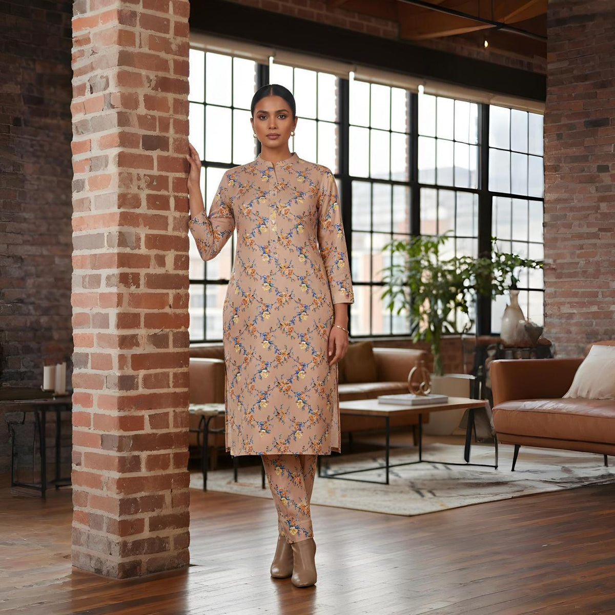 2 Piece Unstitched Cotton Digital Print Ds # 175