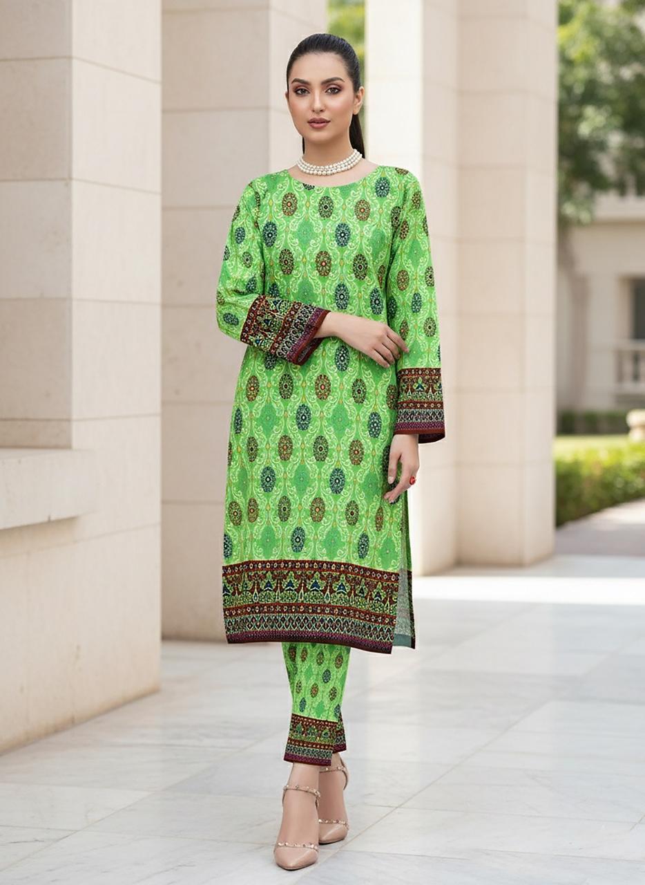 2 Piece Unstitched Cotton Digital Print Ds # 168