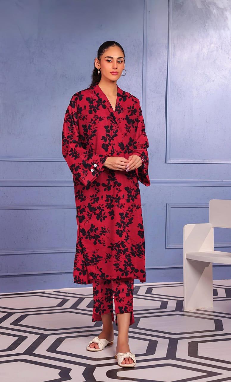 2 Piece Unstitched Cotton Digital Print Ds # 152