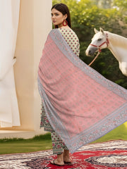 3 Piece - Digital Printed Suit 344