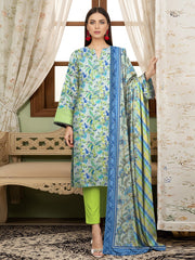 3 Piece - Digital Printed Suit 355