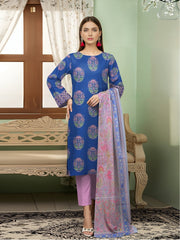 3 Piece - Digital Printed Suit 359