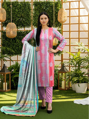 3 Piece - Digital Printed Suit 368