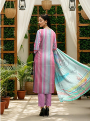3 Piece - Digital Printed Suit 368